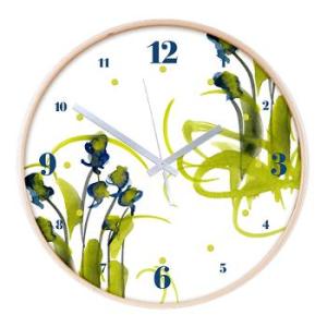 atom_flowers_3_wall_clock