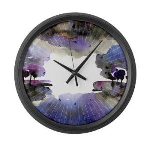 the_woods_v_large_wall_clock